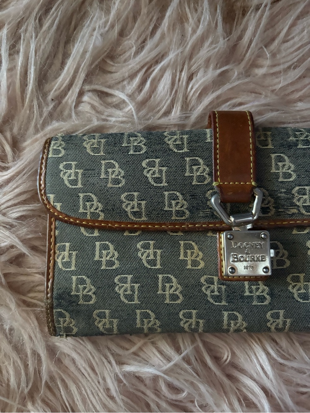 Dooney & Bourke Denim Wallet - Picture 3 of 6